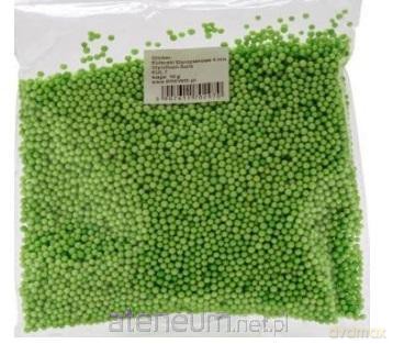 Styropianowe kulki 4mm zielone 100g