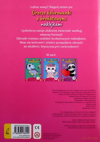 Brokatowe Sowy. Urocze Brokatowe [KSIĄŻKA]