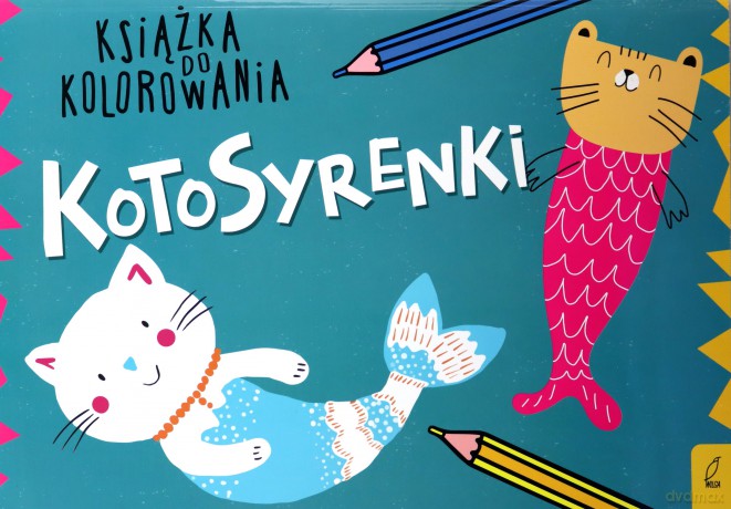 Książka Do Kolorowania. Kotosyrenki [KSIĄŻKA]