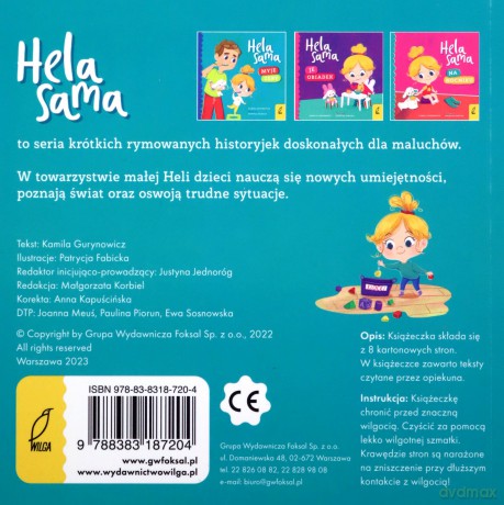 Hela Sama. Żegna Smoczek. Wyd II - Kamila Gurynowicz [KSIĄŻKA]