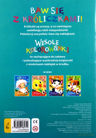 Wesołe Kolorowanki z Nakl. Wielkanocne [KSIĄŻKA]