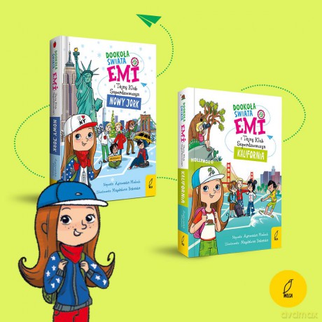 Emi i Tajny Klub Superdziewczyn. Dookoła świata. Pakiet 2 tomy - Agnieszka Mielech [KSIĄŻKA]