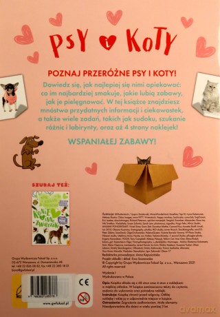Moje Kochane Zwierzaki. Psy i Koty (B) [KSIĄŻKA]