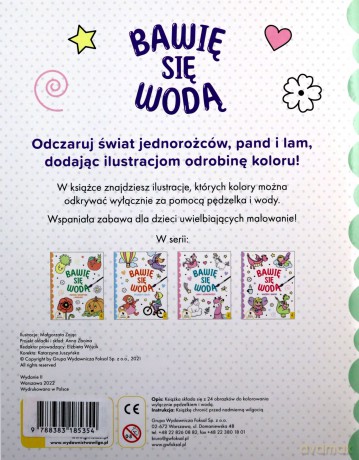 Bawię Się Wodą 5. Pandy, Jednorożce I [KSIĄŻKA]