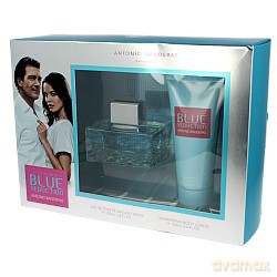 Antonio Banderas Blue Seduction for Women Zestaw - woda toaletowa 100ml spray + balsam do ciała 100ml (uszkodzone pudełko) [PERFUMY]