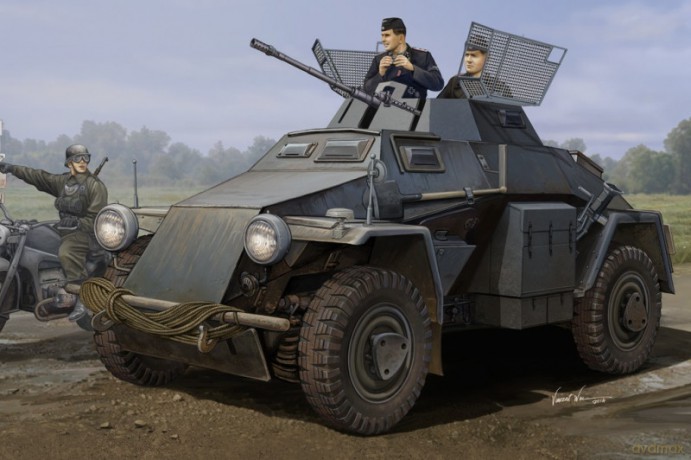 German Sd.Kfz 222 1/35