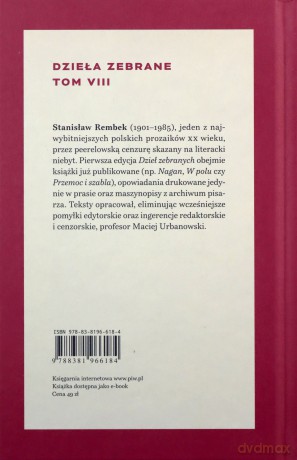 Ballada o wzgardliwym wisielcu oraz dwie gawędy styczniowe. Dzieła zebrane (Tom 8) - Stanisław Rembek [KSIĄŻKA]