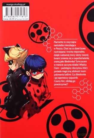 Biedronka i Czarny Kot. Miraculous (Tom 1) - Koma Warita, Riku Tsuchida [KOMIKS]