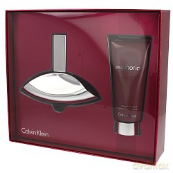 Calvin Klein Euphoria Zestaw - woda perfumowana 100ml spray + balsam do ciała 100ml (27629/47203) [PERFUMY]