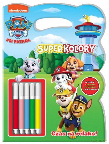Czas na relaks. Psi Patrol. SuperKolory [KSIĄŻKA]
