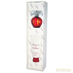 Cartier Delices de Cartier Zestaw - woda toaletowa 50ml spray + żel pod prysznic 100ml (02183) [PERFUMY]