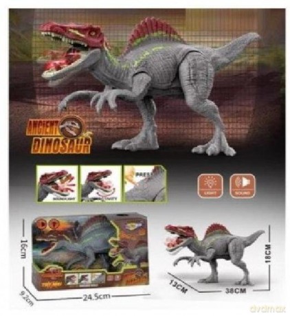 Dinozaur Spinozaur ze światłem na języku z dźwiękiem [FIGURKA]