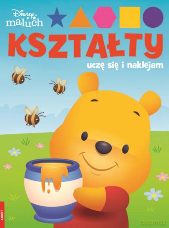 Disney Maluch Kształty Uczę się i naklejam FIG-9204 [KSIĄŻKA]