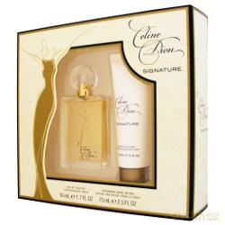 Celine Dion Signature Zestaw - woda toaletowa 50ml spray + balsam do ciała 75ml (79677) [PERFUMY]