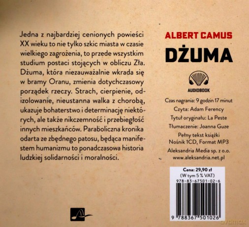 Dżuma - Albert Camus [AUDIOBOOK]