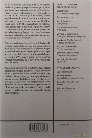 Filozofia historii i cywilizacji. Wybór pism Adam Gurowski (Tom 1) - Adam Gurowski [KSIĄŻKA]