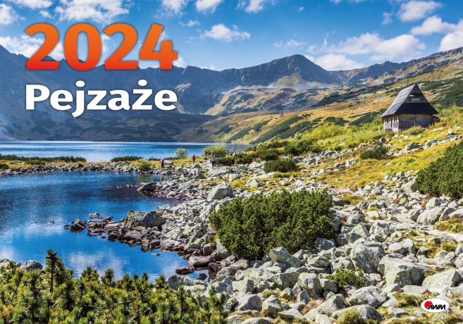 Kalendarz 2024 Pejzaże KA3 ścienny [KALENDARZ]