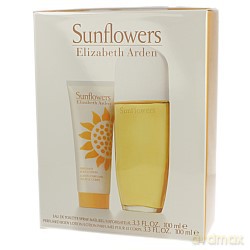 Elizabeth Arden Sunflowers Zestaw - woda toaletowa 100ml spray + balsam do ciała 100ml (51721) [PERFUMY]