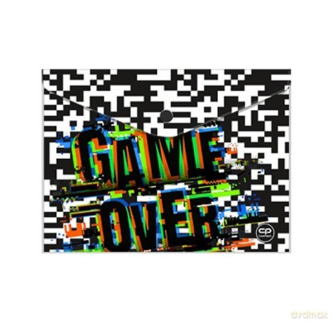 Koperta A4 na zatrzask Coolpack game over