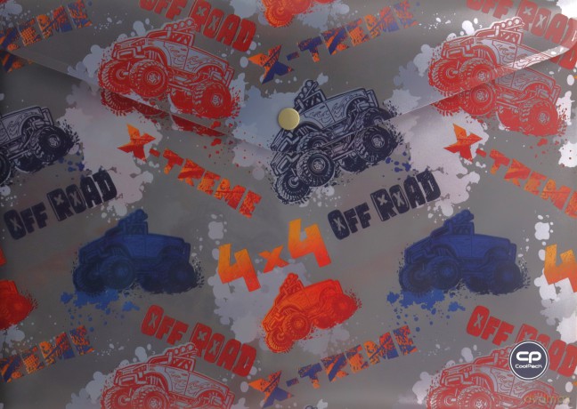 Koperta A4 na zatrzask Coolpack offroad