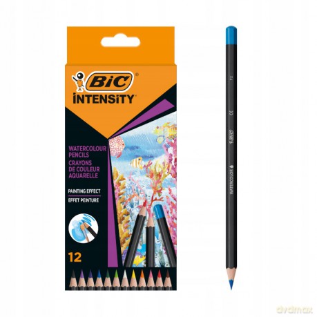 Kredki ołówkowe BIC Intensity Premium Watercoloour 12 kolory