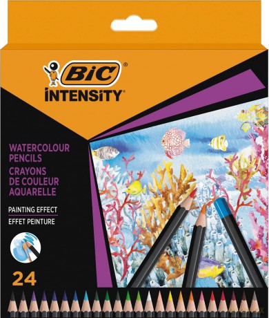 Kredki ołówkowe BIC Intensity Premium Watercoloour 24 kolory