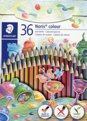 Kredki ołówkowe trójkątne Noris colour Wopex 36 kolorów Staedtler