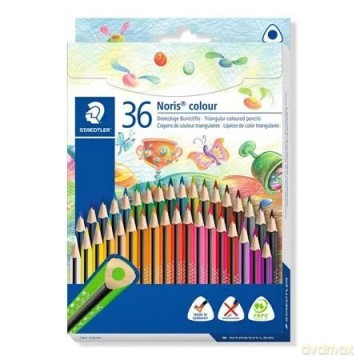 Kredki ołówkowe trójkątne Noris colour Wopex 36 kolorów Staedtler