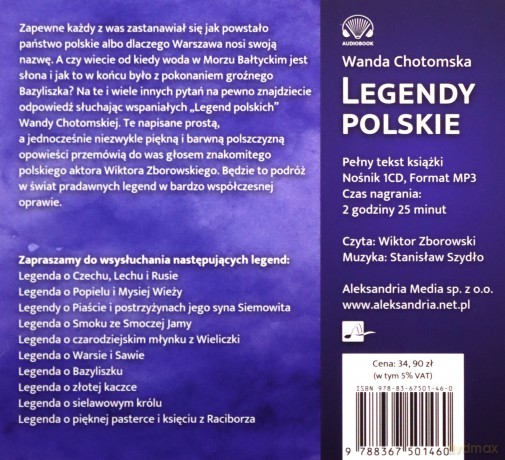 Legendy polskie - Wanda Chotomska [AUDIOBOOK]