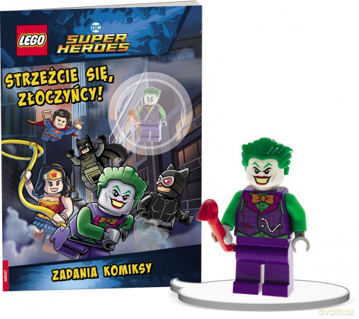 Lego DC comics super heroes Strzeżcie się, złoczyńcy! LNC-6461Y [KSIĄŻKA]