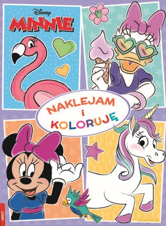 Minnie Naklejam i koloruję NAK-9114 [KSIĄŻKA]