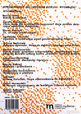 Myślenie dziś 8 Wyobraźnia [KSIĄŻKA]