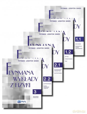 Pakiet Feynmana wykłady z fizyki - Richard P. Feynman, Robert B. Leighton, Matthew Sands [KSIĄŻKA]