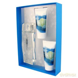 Kenzo L eau par Kenzo Femme Zestaw - woda toaletowa 100ml spray + balsam do ciała 50ml + żel pod prysznic 50ml (25790) [PERFUMY]