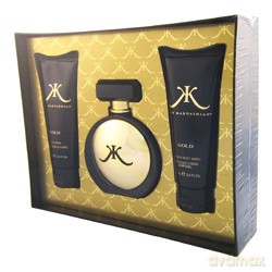 Kim Kardashian Gold Zestaw - woda perfumowana 100ml spray + balsam do ciała 100ml + żel pod prysznic 100ml (96751) [PERFUMY]