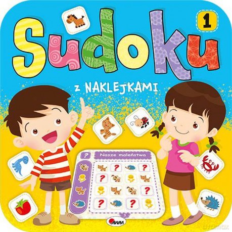 Sudoku z naklejkami 1 [KSIĄŻKA]