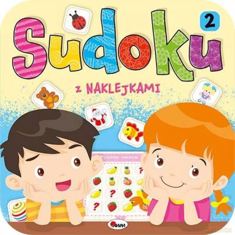 Sudoku z naklejkami 2 [KSIĄŻKA]