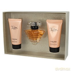 Lancome Tresor Zestaw - woda perfumowana 30ml spray + balsam do ciała 50ml + żel pod prysznic 50ml (92104) [PERFUMY]
