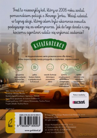 Tajny agent Fred. Książkożercy. Poziom B - Anna Paszkiewicz [KSIĄŻKA]