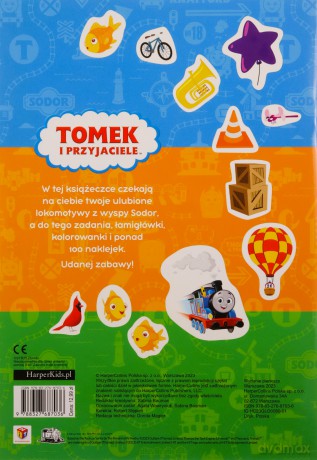 Tomek i przyjaciele. 100 naklejek. Nowa edycja [KSIĄŻKA]