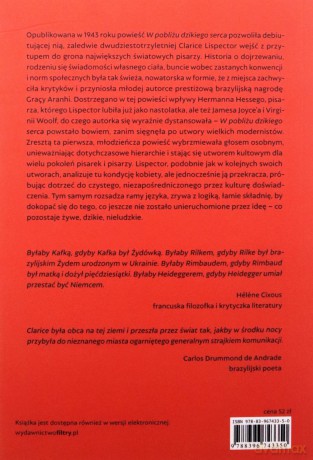 W pobliżu dzikiego serca - Clarice Lispector [KSIĄŻKA]