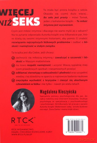 Więcej niż seks. Siła i moc miłości intymnej - Magdalena Kleczyńska [KSIĄŻKA]