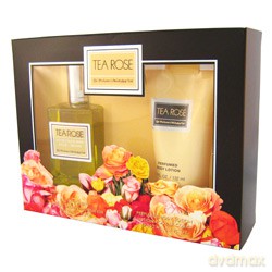 Perfumers Workshop Tea Rose Zestaw - woda toaletowa 120ml spray + balsam do ciała 132ml (29706) [PERFUMY]