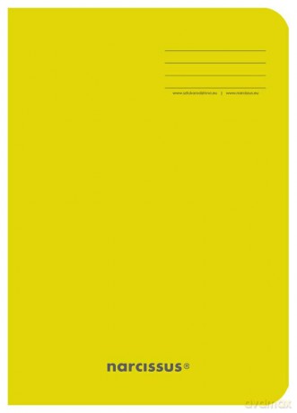 Zeszyt A4 60k linia PP Yellow pakiet 4 sztuki