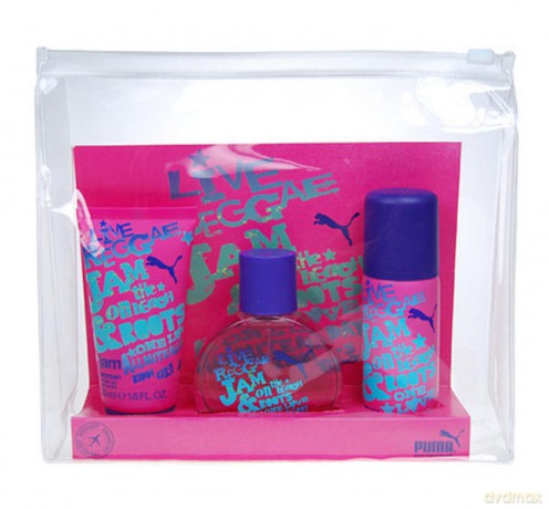 Puma Jam Zestaw dla Kobiety - Woda Toaletowa 40ml spray + Żel pod Prysznic 50ml + Dezodorant 50ml spray [PERFUMY]