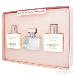 Ralph Lauren Romance for Women Zestaw - woda perfumowana 50ml spray + balsam do ciała 100ml + żel pod prysznic 100ml (18347) [PERFUMY]