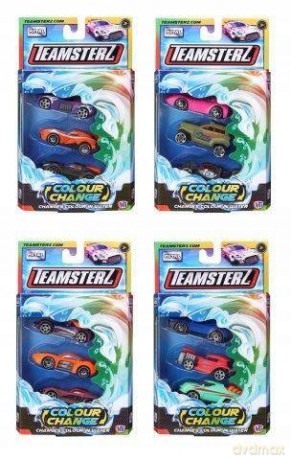 Autko zmieniające kolor x3 na blistrze TEAMSTERZ 1417295