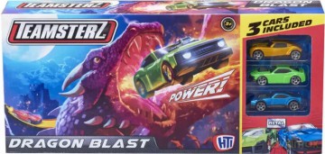Tor samochodowy Dragon Blast + 2 autka Beast Machines TEAMSTERZ 1417274