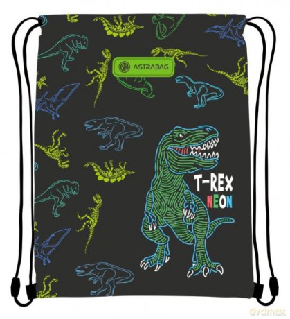 Worek na obuwie ASTRABAG T-REX NEON, AD1