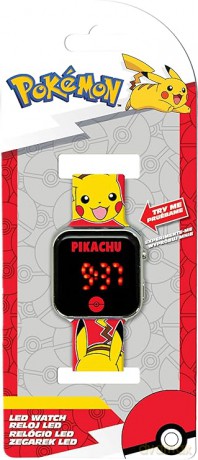 Zegarek cyfrowy LED z kalendarzem Pokemon POK4387